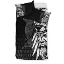 Ligerking Bedding Set Odin Raven and Fenrir on Hand A27