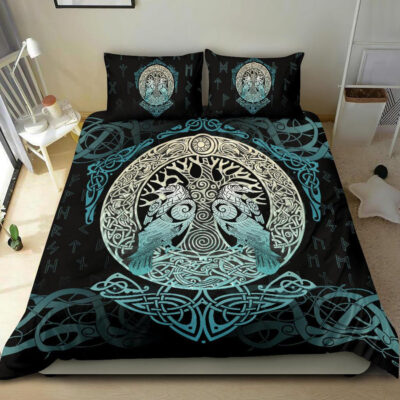 Ligerking Bedding Set, Yggdrasil and Ravens A7