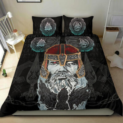 Ligerking Bedding Set, Odin - Valknut and Triple Horn A7