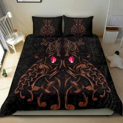 Ligerking Bedding Set, Odin God Furthark Tattoo Special A31
