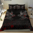 Ligerking Bedding Set - Odin Huginn and Muninn Rune Blood A27