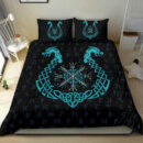 Ligerking Bedding Set, Aegishjalmur Helm Of Awe Blue Edition A27