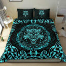 Ligerking Bedding Set - Fenrir Viking Cyan 3D A27