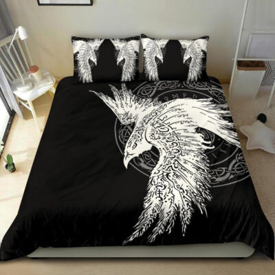Ligerking Bedding Set Mystical Raven Tattoo Special A31