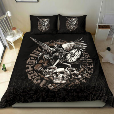 Ligerking Warrior Tattoo Odin Bedding Set A27