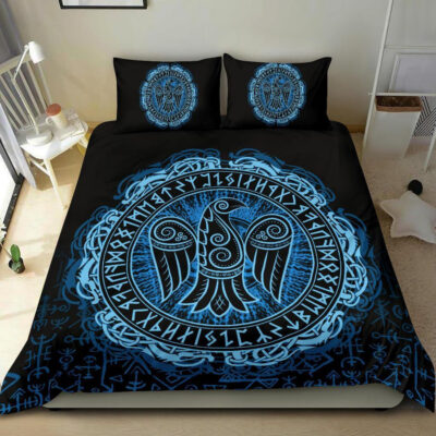 Ligerking Bedding Set - Raven Celtic Cyan A31