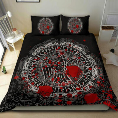 Ligerking Bedding Set - Raven Celtic Tattoo Blood A31