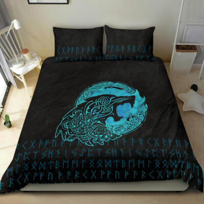 Ligerking Bedding Set - Fenrir Wolf Cyan A31