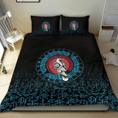 Ligerking Bedding Set - Raven Celtic Cyan A31