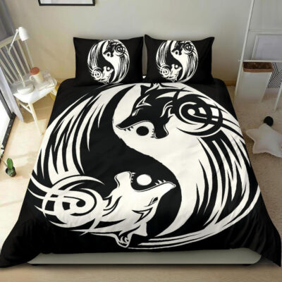 Ligerking Bedding Set - Ying Yang Wolf A21