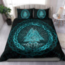 Ligerking Bedding Set, Celtic And Valknut and Tree of Life Yggrdrasil A7