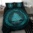 Ligerking Bedding Set, Celtic And Valknut and Tree of Life Yggrdrasil A7
