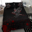 Ligerking Bedding Set - The Raven Of Odin Rune Blood A27