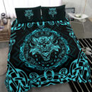 Ligerking Bedding Set - Fenrir Viking Cyan 3D A27
