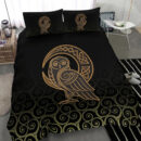 Ligerking - Bedding Set Owl Celtic On Triskels Background A27