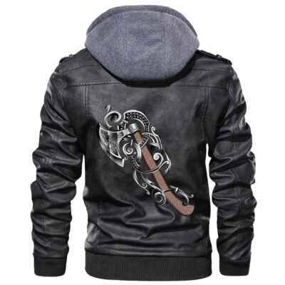 Ligerking - Head Santa Leather Jacket A35