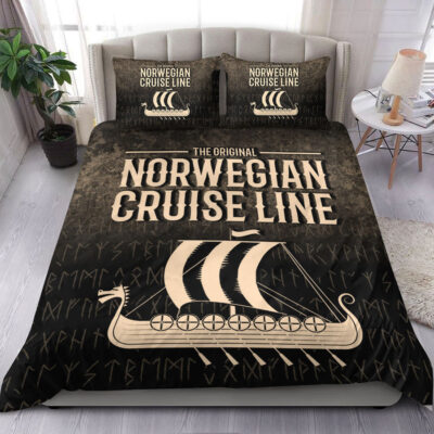 Ligerking Bedding Set - Norwegian Cruise Line Vikings Bedding Set A7