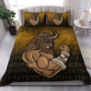 Ligerking Bedding Set - Viking Warrior Muscles Power Bedding Set A7