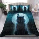 Ligerking Bedding Set - Fenrir Viking Wolf - Cyan Version Bedding Set A7