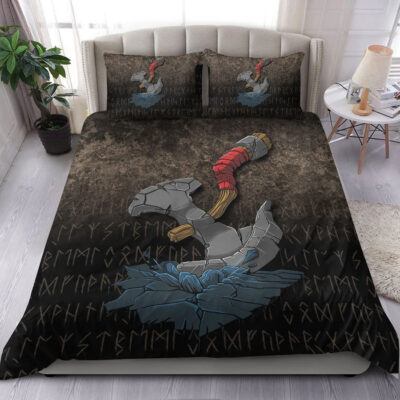 Ligerking Bedding Set -Viking Axe Norse Mythology Bedding Set A7