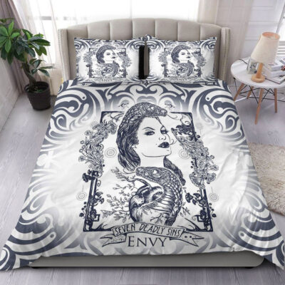 Ligerking Bedding Set - Envy! Seven Deadly Sins Celtic Tattoo Bedding Set A35