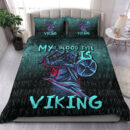 Ligerking Bedding Set - Blood Type Viking Axe Warrior Valhalla Bedding Set A7