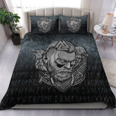 Ligerking Bedding Set - Victory or Valhalla Warrior Bedding Set A7