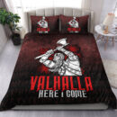 Ligerking Bedding Set - Valhalla Here I Come Viking Bedding Set A7