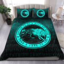 Ligerking Bedding Set - Wolf Of Odin - Cyan Version Bedding Set A7