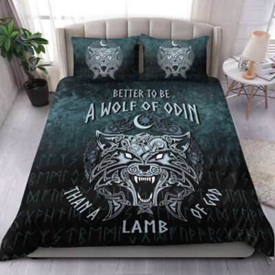 Ligerking Bedding Set - Better To Be A Wolf of Odin Bedding Set A7