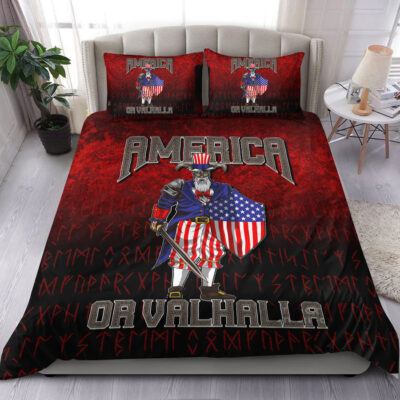 Ligerking Bedding Set - America Or Valhalla Bedding Set A7