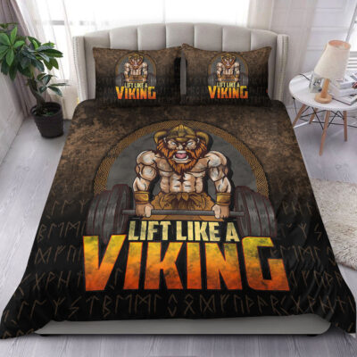 Ligerking Bedding Set -Lift Like A Viking Bedding Set A7