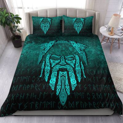 Ligerking Bedding Set - Eye of Odin - Cyan Version Bedding Set A7