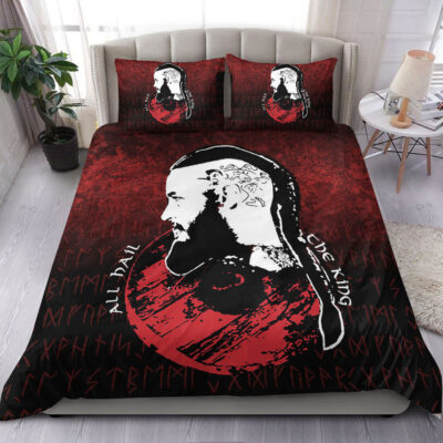 Ligerking Bedding Set - All Hail The King Vikings Bedding Set A7
