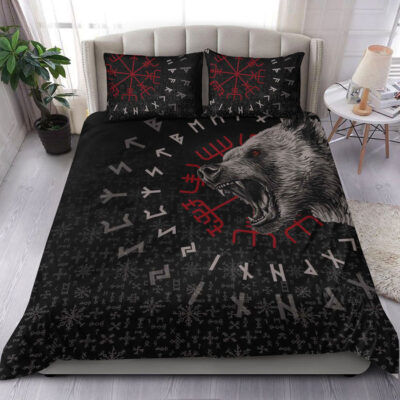 Ligerking Bedding Set - Berserler Viking Bear Bedding Set A94
