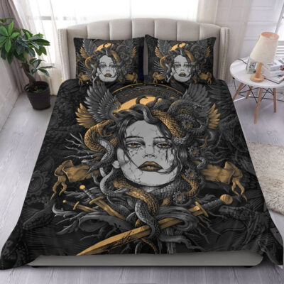 Ligerking Bedding Set - Head Of Medusa Bedding Set A7