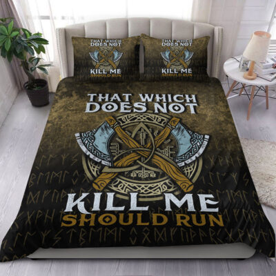 Ligerking Bedding Set - That Wich Does Not Kill Me Should Run Bedding Set A7
