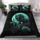 Ligerking Bedding Set - Fenrir Wolf and Moon Bedding Set A35