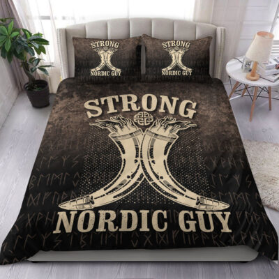 Ligerking Bedding Set - Strong Nordic Guy Bedding Set A7