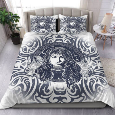 Ligerking Bedding Set - Celtic Wicca Sorceress Bedding Set A35