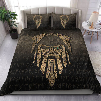 Ligerking Bedding Set - Eye of Odin - Gold Version Bedding Set A7
