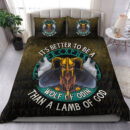 Ligerking Bedding Set - Its Better To Be A Wolf Of Odin Than A Lamb Of God Bedding Set A7