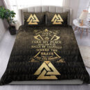 Ligerking Bedding Set - Vikings Hall of Valhalla Bedding Set A7