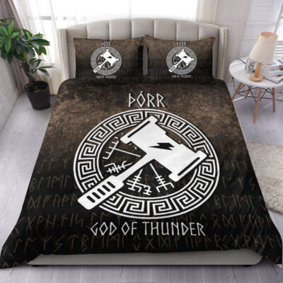 Ligerking Bedding Set - Porr God Of Thunder Bedding Set A7