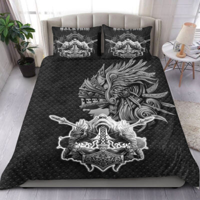 Ligerking Bedding Set - Valkyrie Metal Background Bedding Set A35