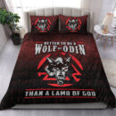 Ligerking Bedding Set - Better To Be A Wolf Of Odin Than A Lamb Of God Bedding Set A7