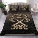 Ligerking Bedding Set - Viking Axes Are Like Boobs Bedding Set A7