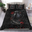 Ligerking Bedding Set - Viking on a Tree Branch Bedding Set A35
