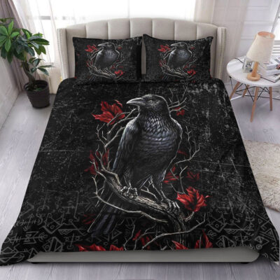 Ligerking Bedding Set - Viking on a Tree Branch Bedding Set A35