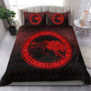 Ligerking Bedding Set - Wolf Of Odin - Red Version Bedding Set A7